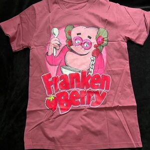 Franken Berry Pink Graphic T-Shirt